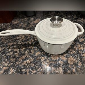 Le Creuset Signature Enameled Cast Iron Saucepan 1 3/4 qt